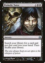 Diabolic Tutor - Commander 2011