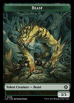 Beast - The Lost Caverns of Ixalan Commander Tokens