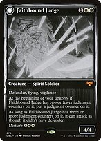 Faithbound Judge // Sinner's Judgment - Innistrad: Double Feature