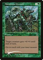 Monstrous Growth - Seventh Edition - Promo Foil