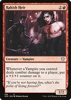 Rakish Heir - Crimson Vow Commander