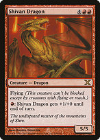 Shivan Dragon - Tenth Edition