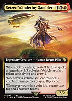 Setzer, Wandering Gambler - Final Fantasy Commander - Extended Art
