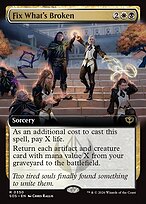 Fix What's Broken - Secrets of Strixhaven - Extended Art