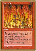 Incinerate - Pro Tour Collector Set