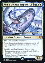 Koma, Cosmos Serpent - Kaldheim Promos - Promo Foil