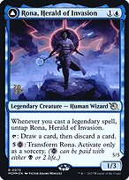 Rona, Herald of Invasion // Rona, Tolarian Obliterator - March of the Machine Promos - Promo Foil