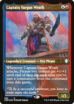 Captain Vargus Wrath - Commander Legends - Etched Foil