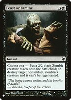 Feast or Famine - The List