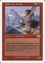 Balduvian Horde - Classic Sixth Edition