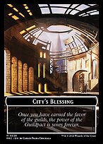 City's Blessing - Murders at Karlov Manor Commander Tokens