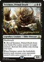 Tetzimoc, Primal Death - Rivals of Ixalan Promos - Promo Foil