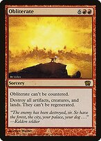 Obliterate - Eighth Edition - Promo Foil