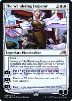 The Wandering Emperor - Kamigawa: Neon Dynasty Promos - Promo Foil