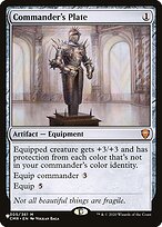 Commander's Plate - The List