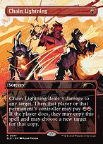 Chain Lightning - Secret Lair Drop - Borderless