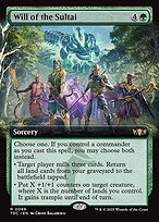 Will of the Sultai - Tarkir: Dragonstorm Commander - Extended Art