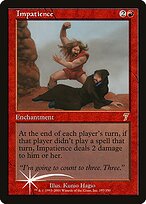 Impatience - Seventh Edition - Promo Foil