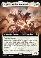 Augusta, Order Returned - Secrets of Strixhaven Commander - Extended Art