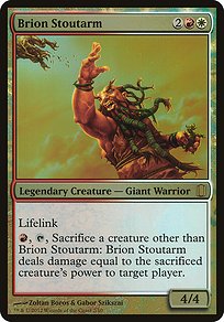 Brion Stoutarm - Commander's Arsenal Oversized - Promo Foil