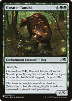 Greater Tanuki - The List
