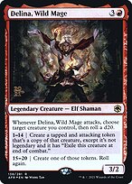 Delina, Wild Mage - Adventures in the Forgotten Realms Promos - Promo Foil