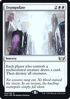 Depopulate - Streets of New Capenna Promos