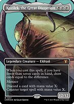 Kozilek, the Great Distortion - Commander Masters - Textured Foil