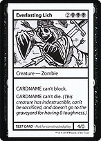 Everlasting Lich - Mystery Booster Playtest Cards 2021