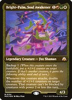 Bright-Palm, Soul Awakener - March of the Machine Commander - Etched Foil