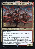 Alesha, Who Laughs at Fate - Foundations Promos - Promo Foil