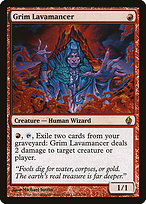 Grim Lavamancer - Premium Deck Series: Fire and Lightning - Promo Foil