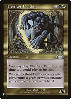 Fleetfoot Panther - The List