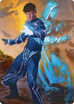 Jace, Mirror Mage - Zendikar Rising Art Series - Borderless