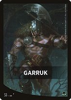 Garruk - Jumpstart Front Cards