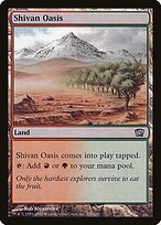 Shivan Oasis - Eighth Edition - Promo Foil