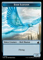 Bird Illusion - Ravnica Remastered Tokens