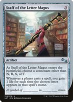 Staff of the Letter Magus - Unstable