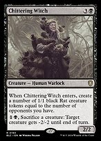 Chittering Witch - Bloomburrow Commander