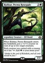 Rishkar, Peema Renegade - Aether Revolt Promos - Promo Foil