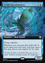 Owlin Spiralmancer - Secrets of Strixhaven Commander - Extended Art