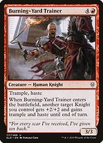 Burning-Yard Trainer - Throne of Eldraine
