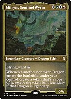 Miirym, Sentinel Wyrm - Commander Legends: Battle for Baldur's Gate - Etched Foil