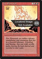 Élémental de feu (Fire Elemental) - Foreign Black Border