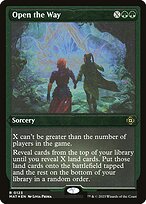 Open the Way - March of the Machine: The Aftermath - Etched Foil