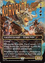 Korvold, Fae-Cursed King - Secret Lair Drop