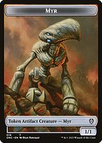 Myr - Phyrexia: All Will Be One Commander Tokens