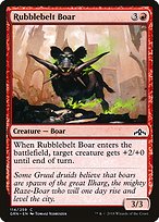 Rubblebelt Boar - Guilds of Ravnica