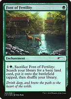 Font of Fertility - Magic 2015 Clash Pack - Promo Foil