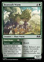 Beanstalk Wurm // Plant Beans - Wilds of Eldraine